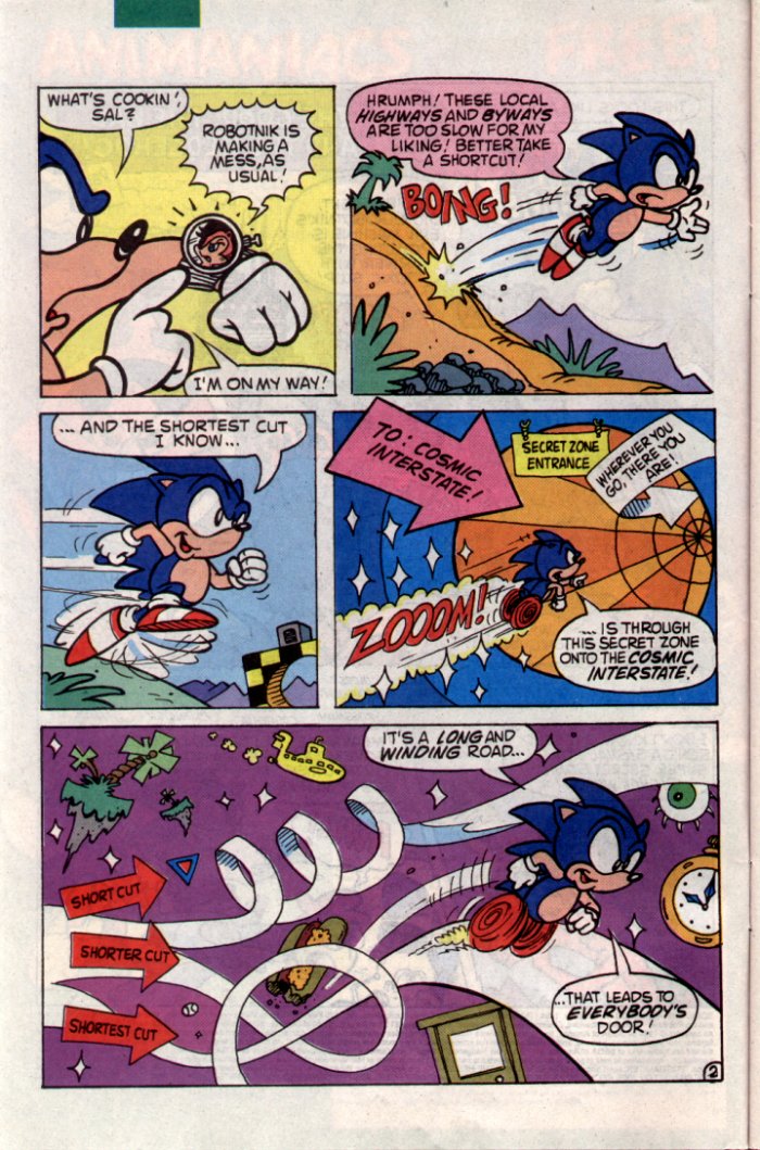 Sonic - Archie Adventure Series June 1994 Page 2